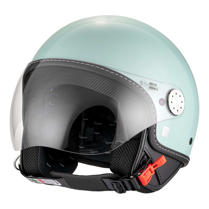 Casque jet Vespa Langhe VK vert menthe mat
