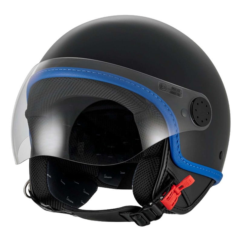 Casque jet Vespa Visor 4.0 DEC noir mat