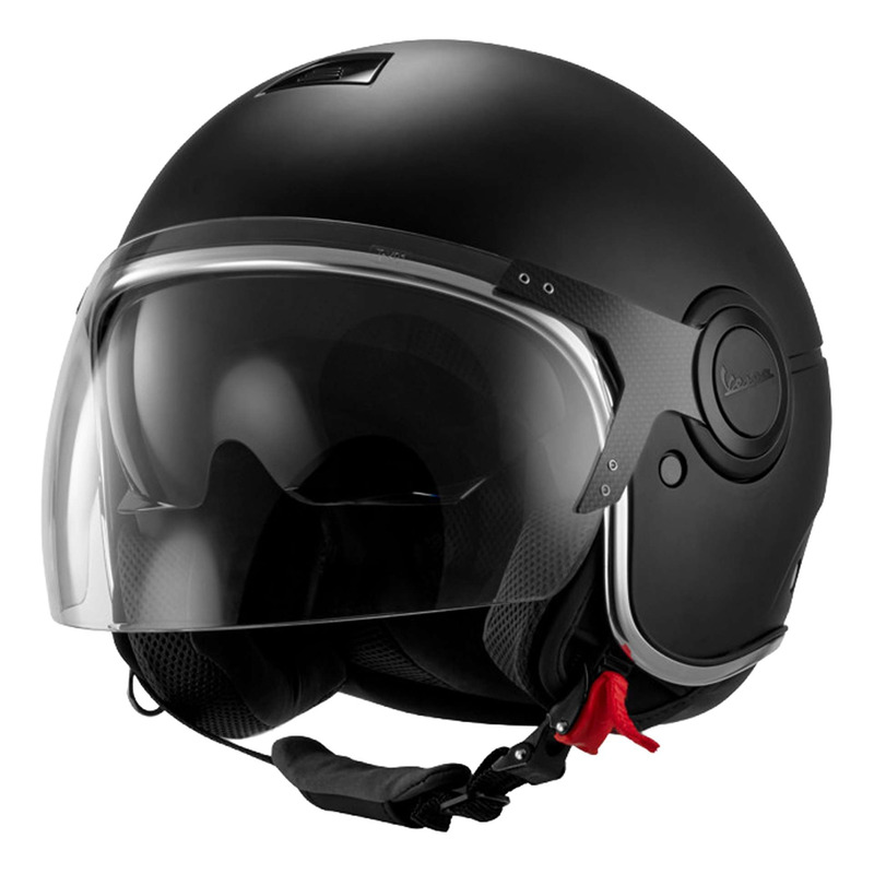 Casque jet Vespa Visor Jet Argentario NV99/C noir mat