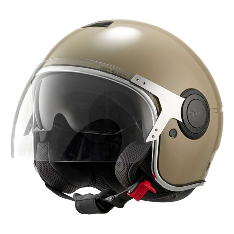 Casque jet Vespa Visor Jet Argentario Q01 beige mat