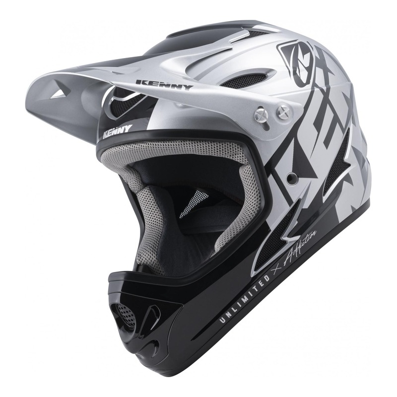 Casque Kenny Down hill argent