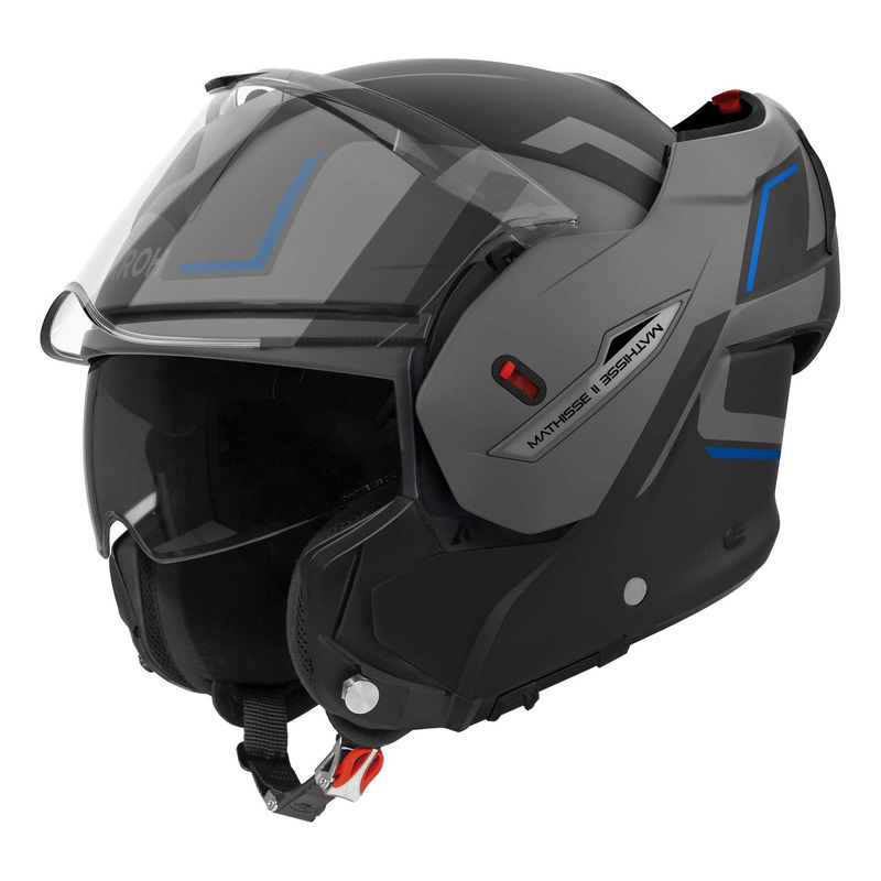Casque modulable Airoh Mathisse II Genius blue matt
