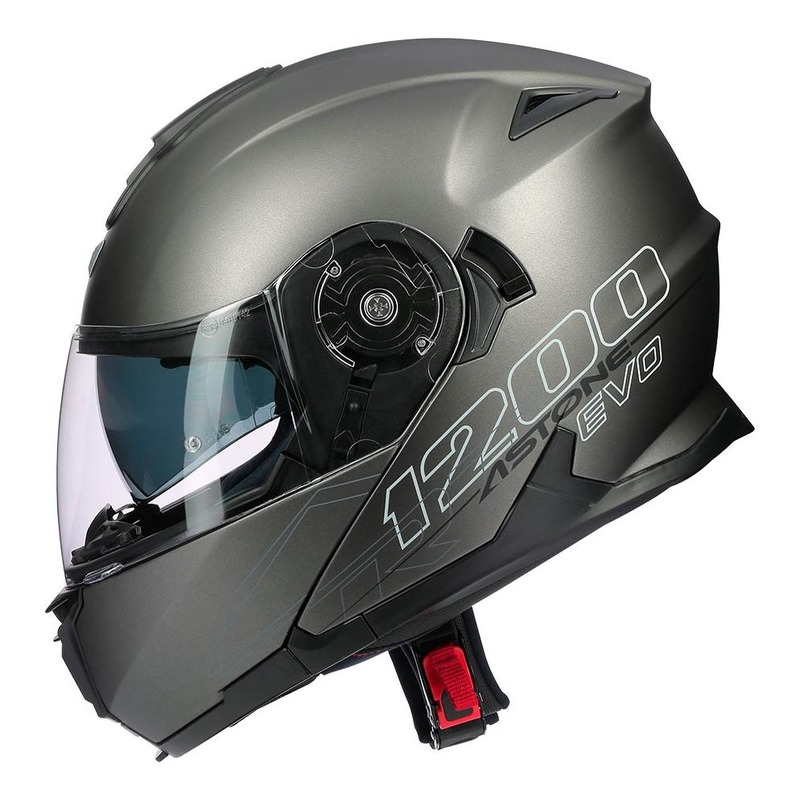 Casque modulable Astone RT1200 EVO uni titanium mat- XS