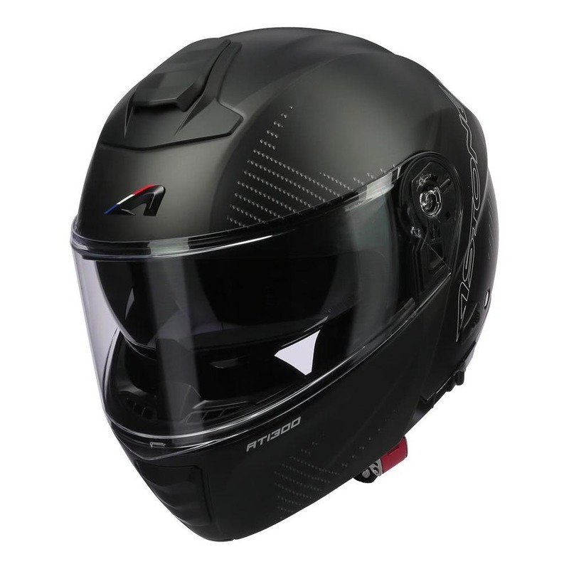 Casque modulable Astone RT1300F noir carbone/noir mat- XS