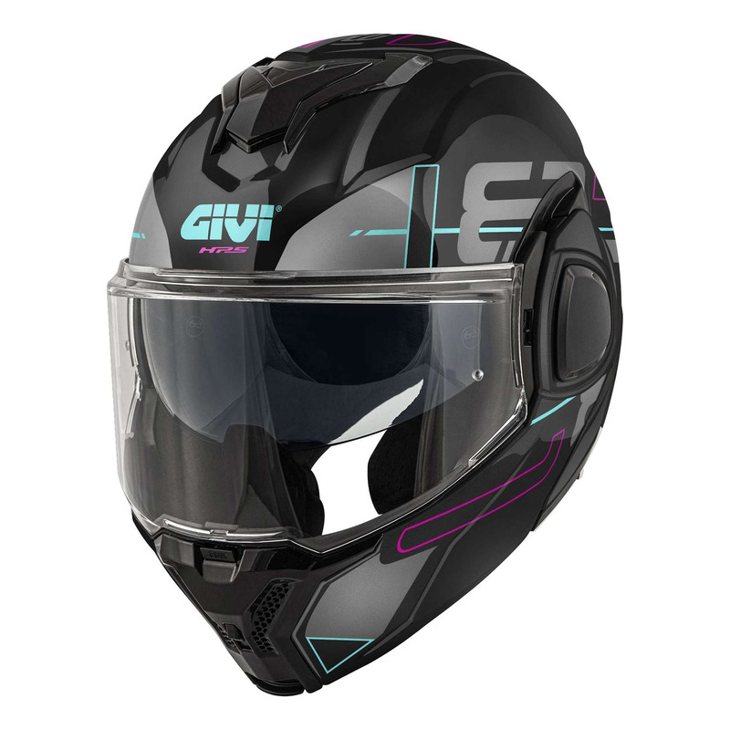 Casque modulable Givi X36 Vertigo noir/fuschia