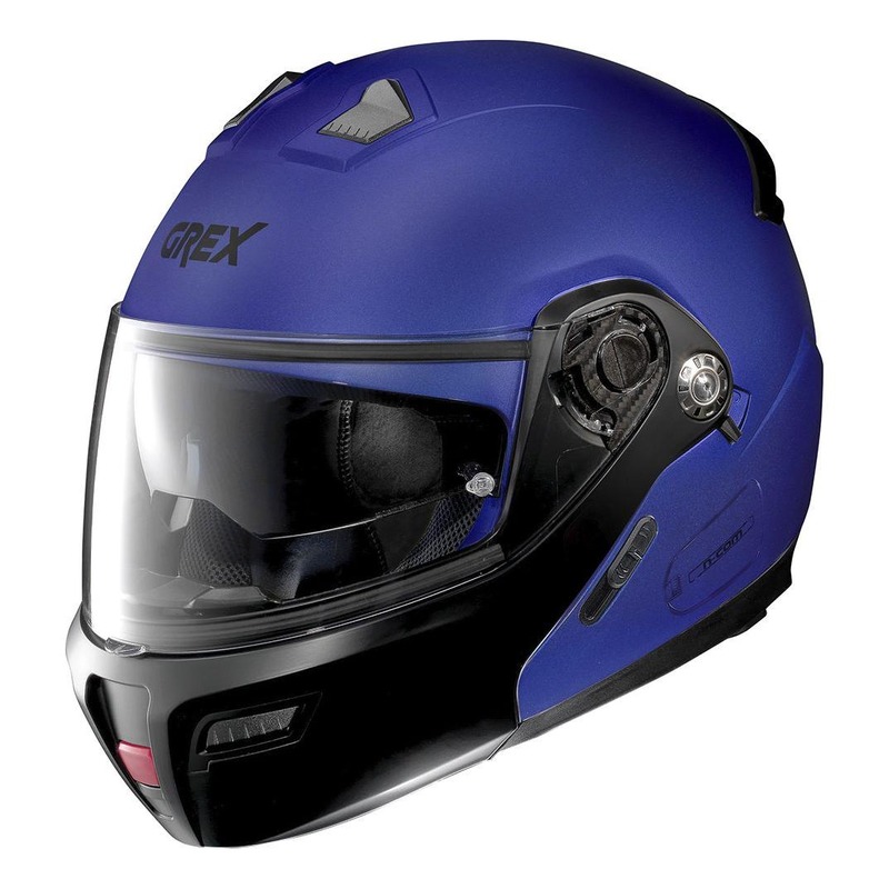 Casque modulable Grex G9.1 Evolve N-Com Couplé Mat Cayman blue- XS