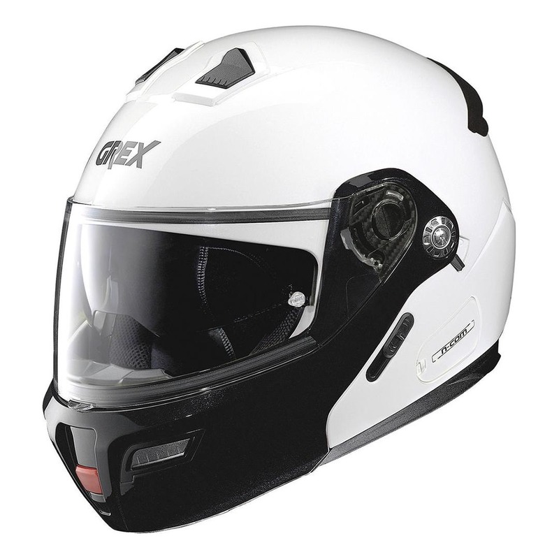 Casque modulable Grex G9.1 Evolve N-Com Couplé Métal blanc- XS