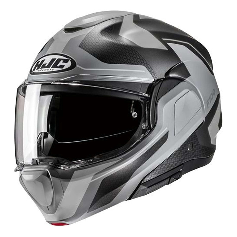 Casque modulable HJC F100 Bios MC5SF noir/gris mat