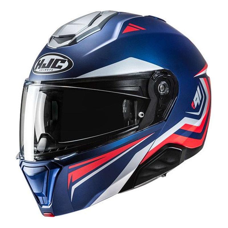 Casque modulable HJC i91 Tricus MC21SF bleu/blanc/rouge mat