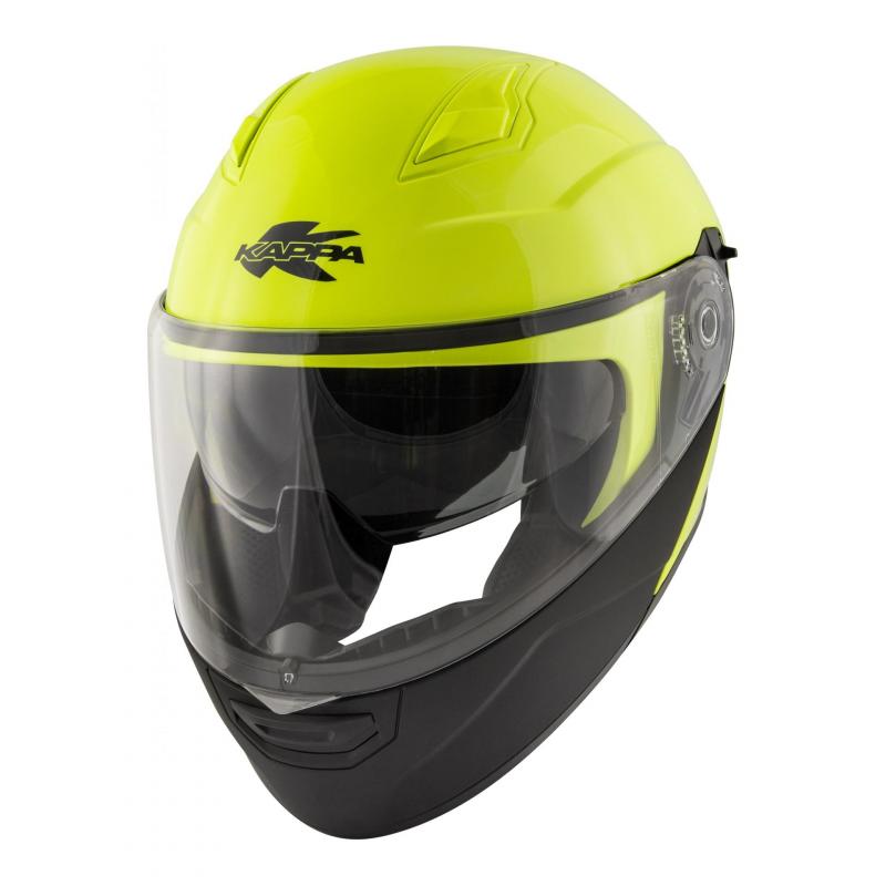 Casque modulable Kappa KV31 Arizona Basic jaune fluo/noir mat- XS