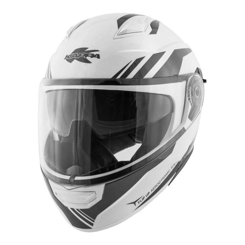 Casque modulable Kappa KV31 Arizona Phantom verni blanc- XS
