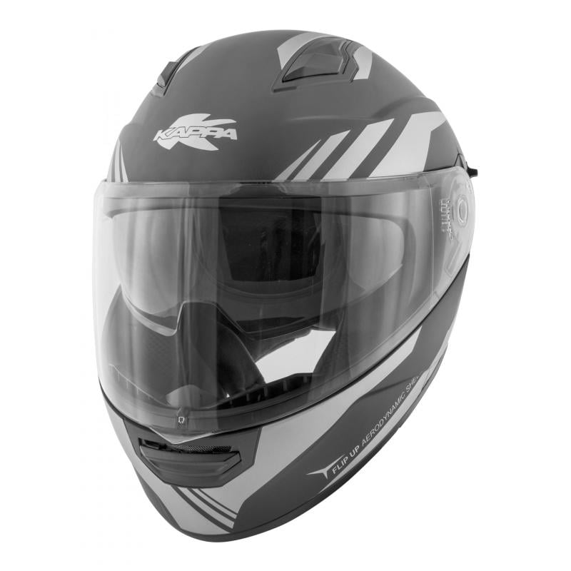 Casque modulable Kappa KV31 Arizona Phantom titanium gris mat- XS