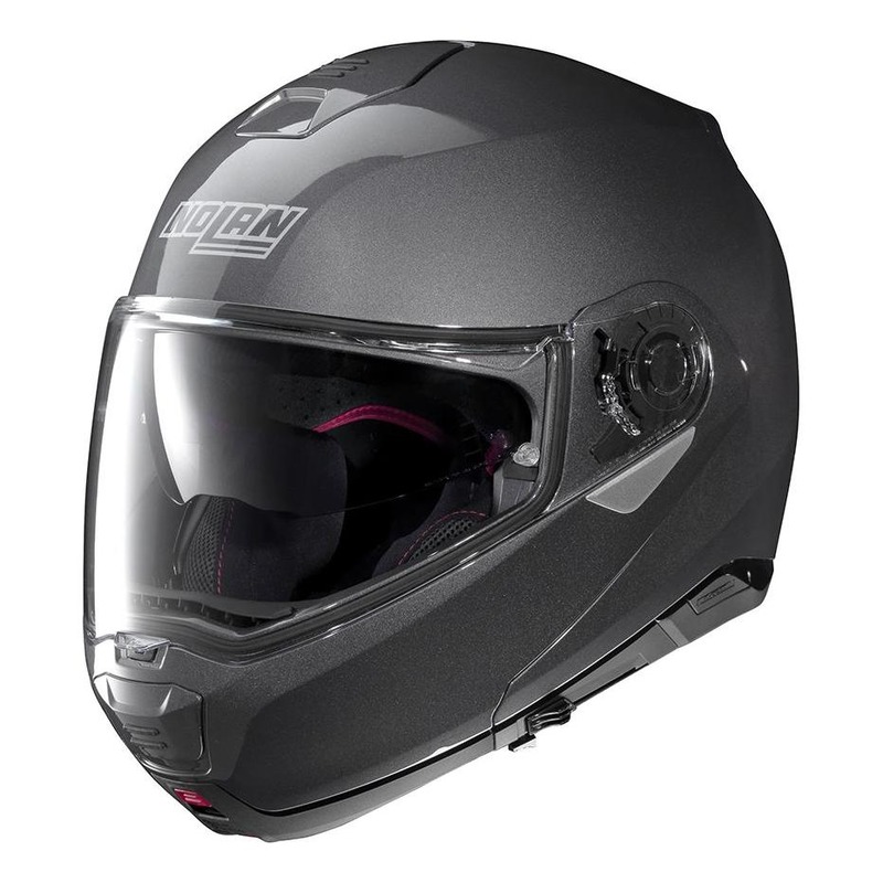 Casque modulable Nolan N100-5 Classic N-Com Lava gris- 2XS