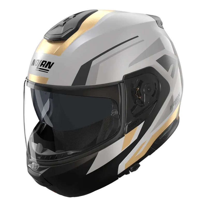 Casque modulable Nolan N100-6 Cinetico 360 gris/noir/or mat