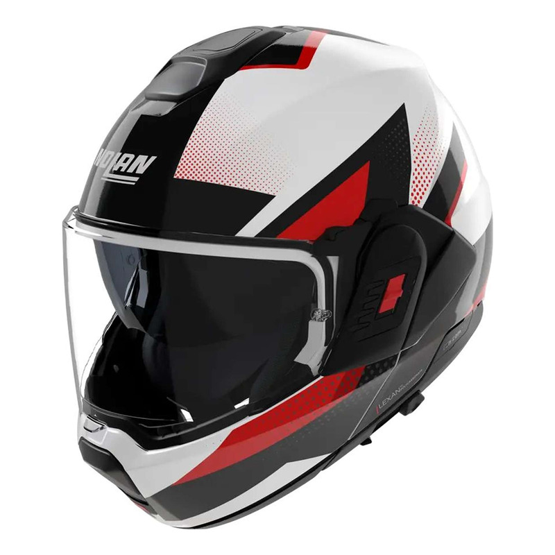 Casque modulable Nolan N120-1 Ciclone 363 blanc/noir/rouge
