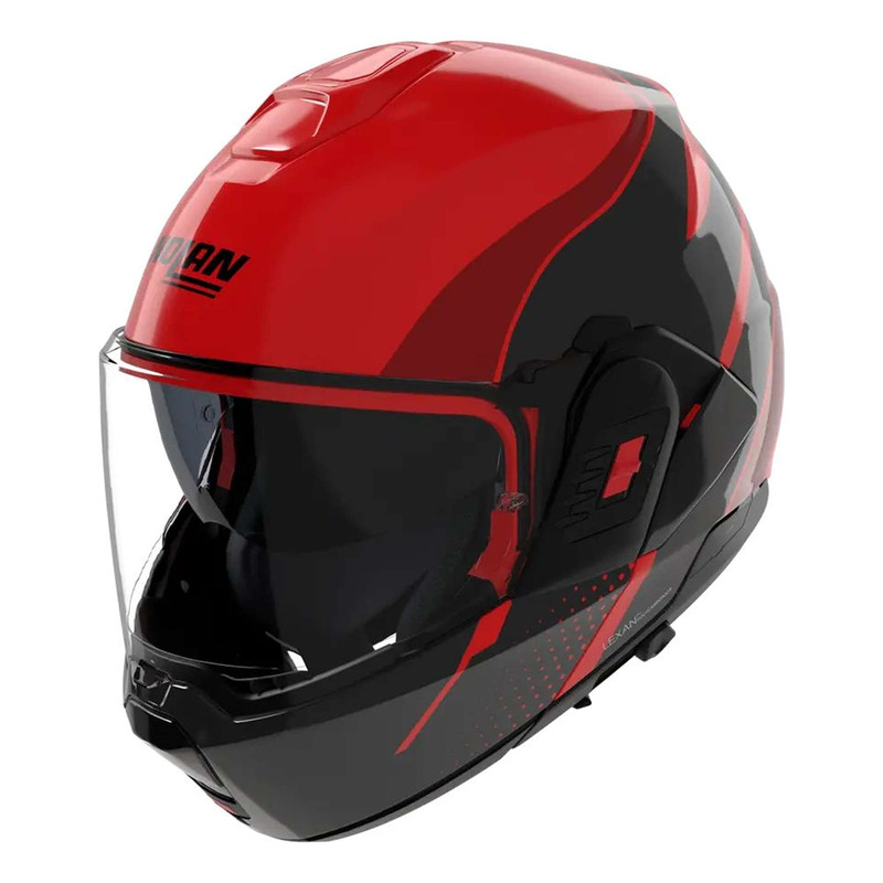 Casque modulable Nolan N120-1 Fluente 360 noir/rouge