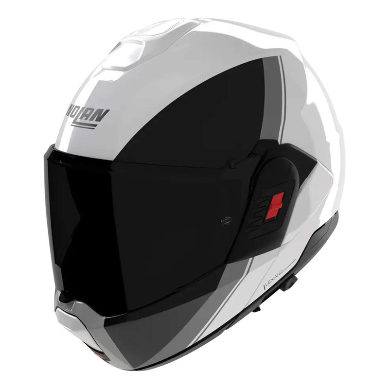 Casque modulable Nolan N120-1 Verniciatura Speciale 356 gris clair/noir