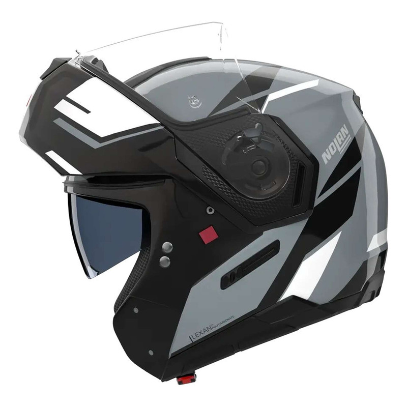 Casque modulable Nolan N90-3 06 Sincrono 352 gris/noir/blanc- 2XS