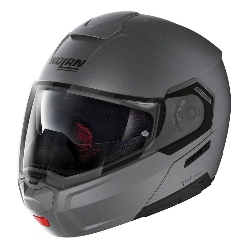 Casque modulable Nolan N90-3 Classic N-Com Vulcan grey- 2XS