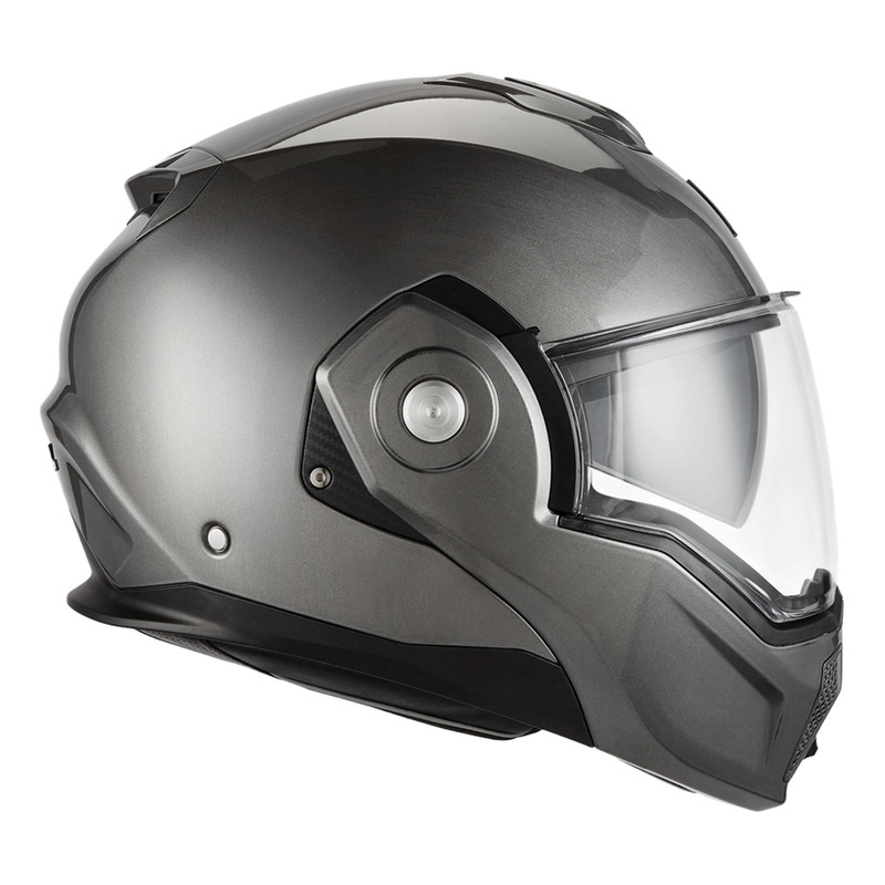 Casque modulable Nox Premium Spinner titanium brosse mat