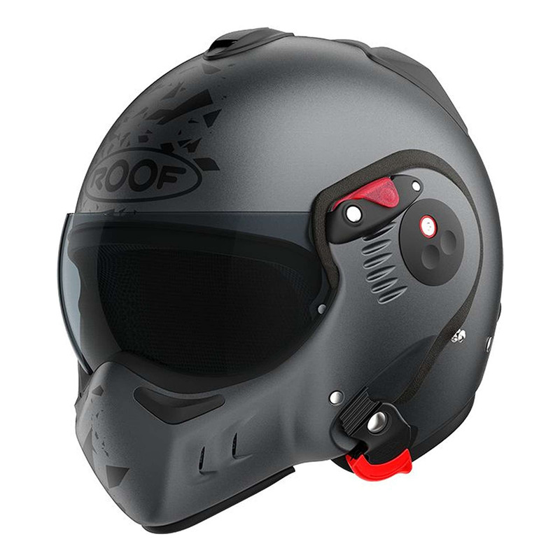 Casque modulable Roof Boxer Alpha Blackstar graphite mat/black- S/M