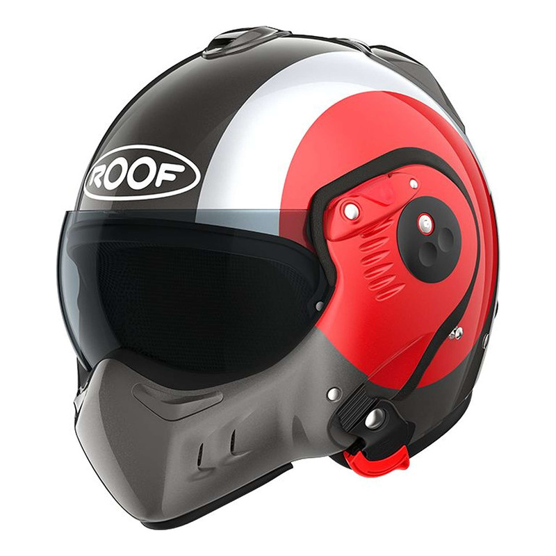 Casque modulable Roof Boxer Alpha Focus red/silver- S/M