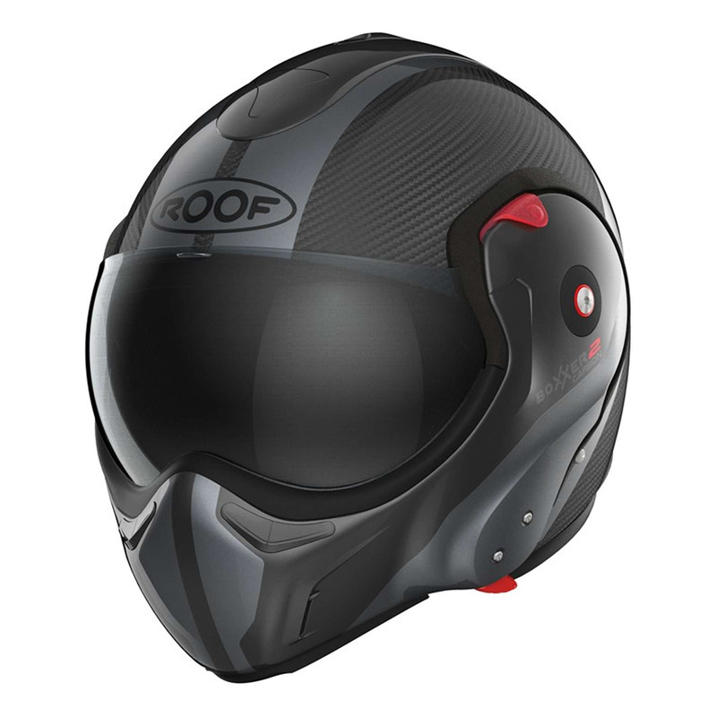 Casque modulable Roof RO9 Boxxer 2 Carbon Wonder acier- XS