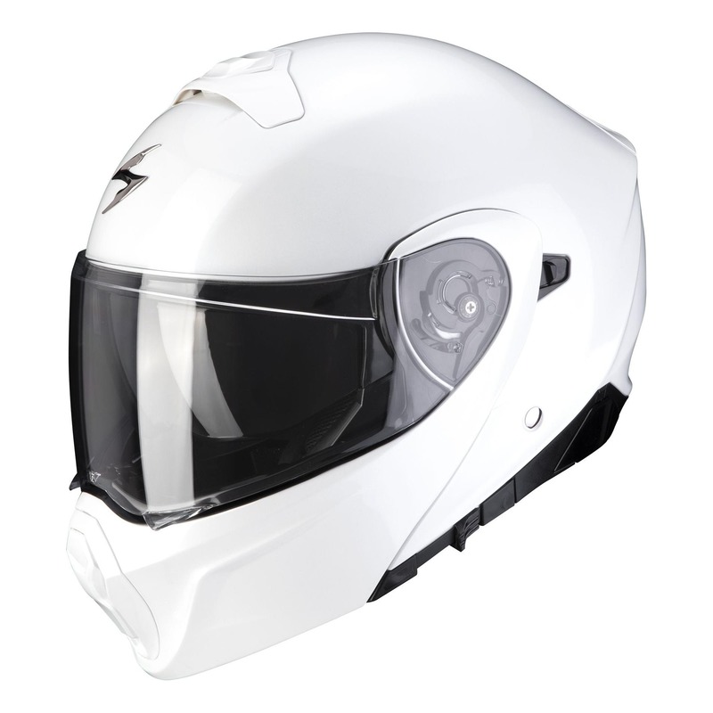 Casque modulable Scorpion EXO-930 Solid blanc- XS