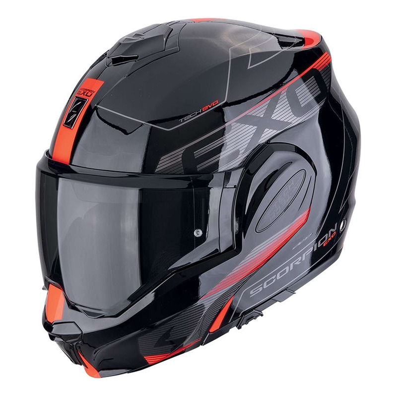 Casque modulable Scorpion Exo-Tech Evo Traveller /red