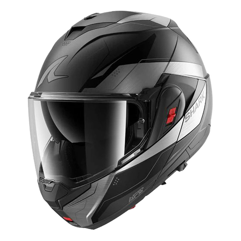 Casque modulable Shark Oxo Mekarium anthracite/chrome/black mat