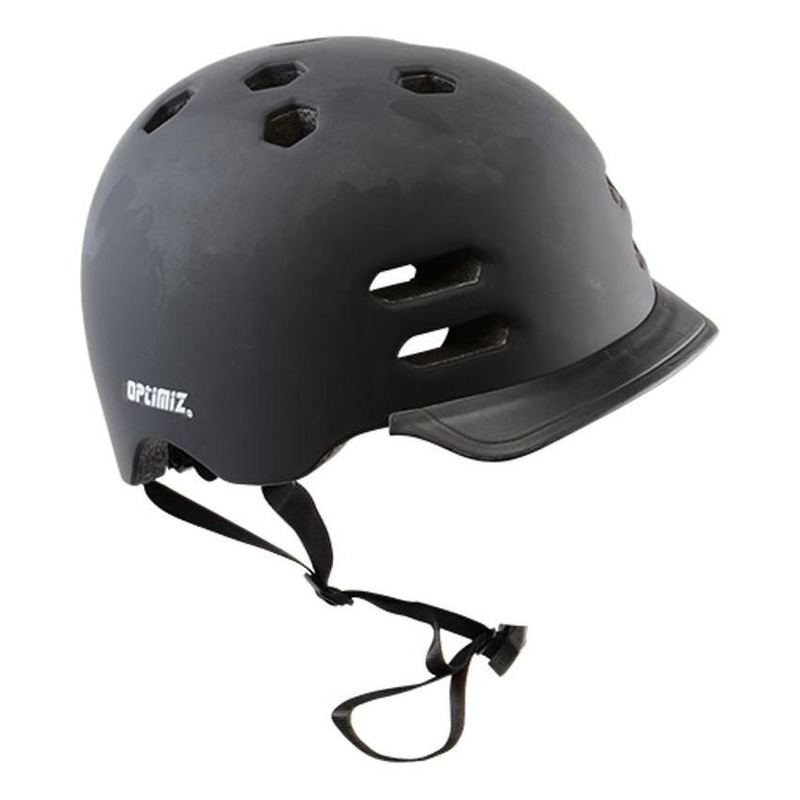 Casque Optimiz 0360 avec éclairage LED noir mat- 55/58cm