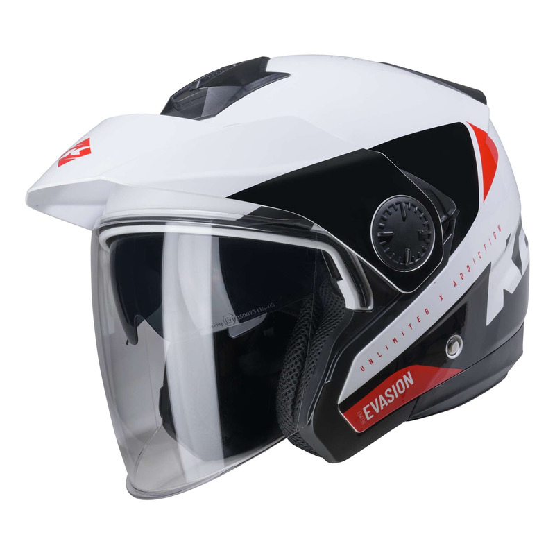 Casque quad Kenny Evasion Graphic red- M