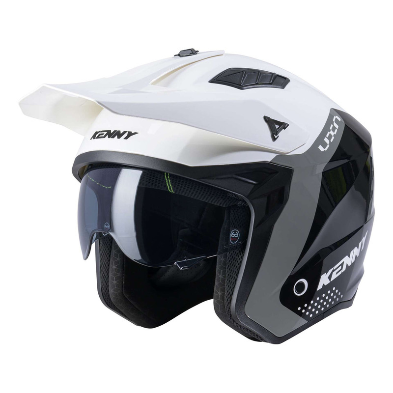 Casque quad Kenny Miles Graphic white/grey