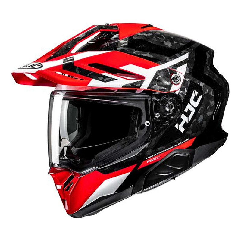 Casque Touring/Adventure HJC RPHA60 Dakar MC1 noir/rouge/blanc brillan