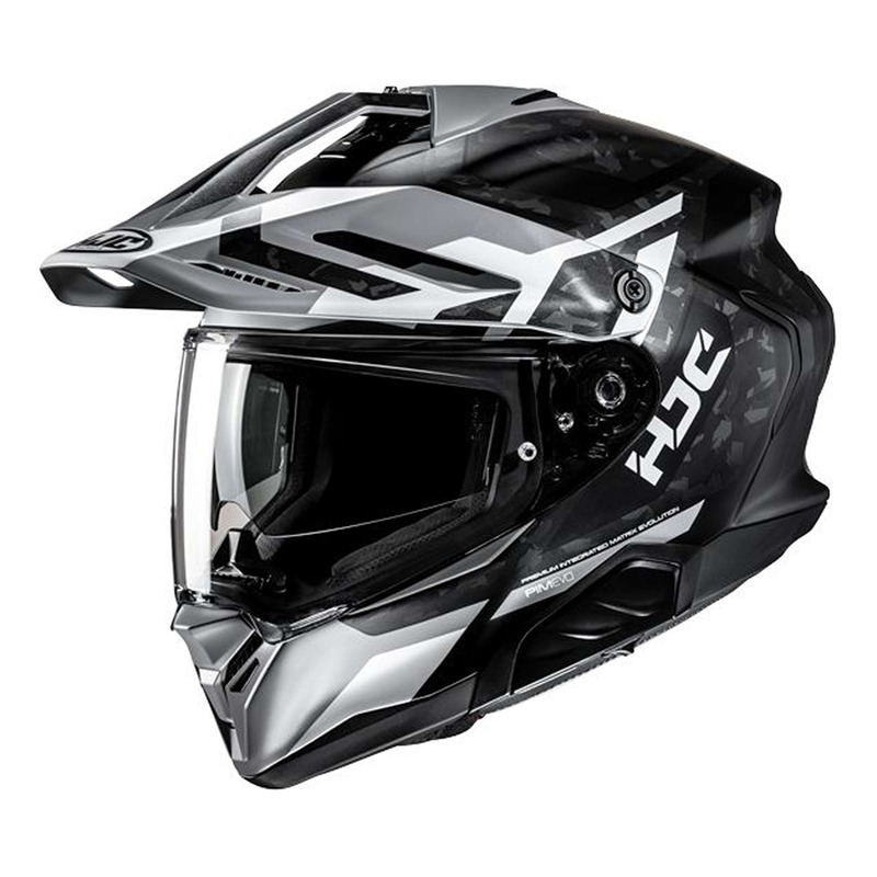 Casque Touring/Adventure HJC RPHA60 Dakar MC5HSF noir/gris/blanc mat