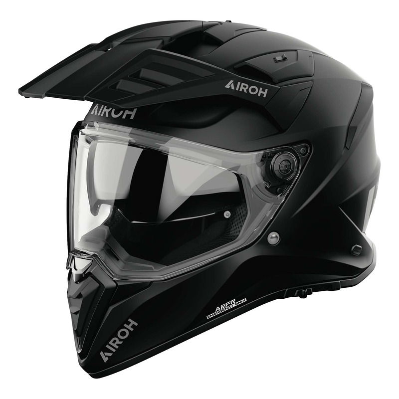 Casque trail/adventure Airoh Bandit Color black matt- XS