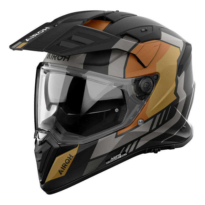 Casque trail/adventure Airoh Bandit Horn gold matt- XS
