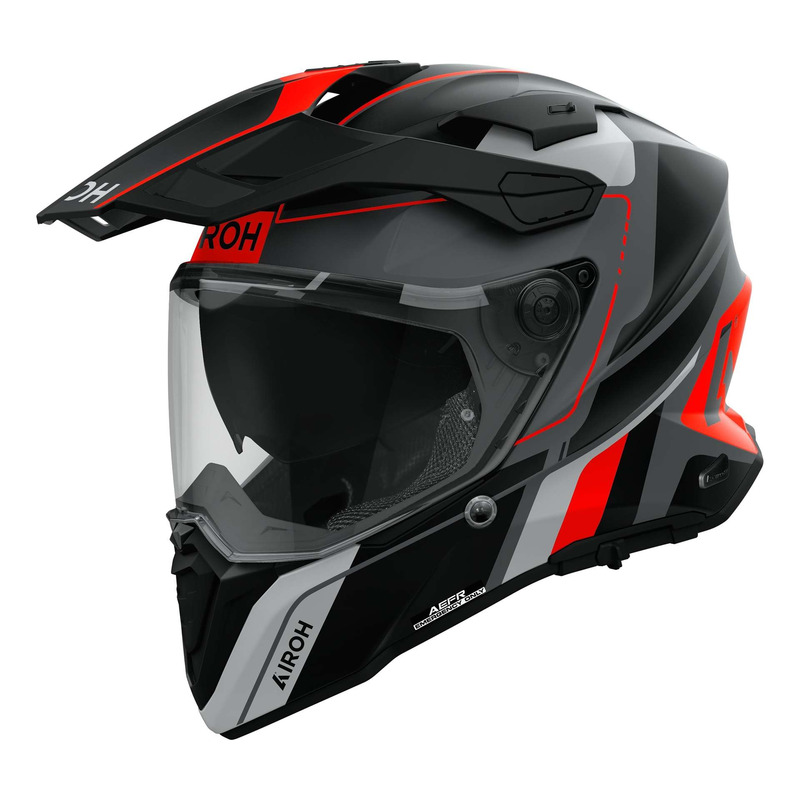 Casque trail/adventure Airoh Commander 2 Skip orange matt- XS