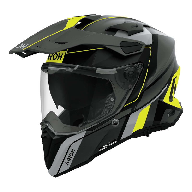 Casque trail/adventure Airoh Commander 2 Skip yellow matt- XS