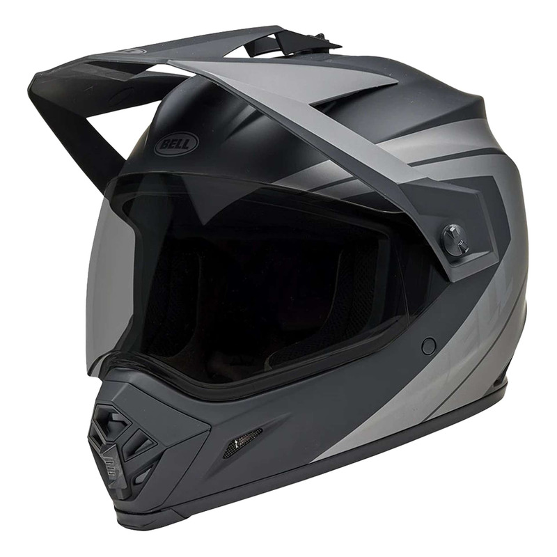 Casque trail adventure Bell MX-9 ADV MIPS Blackout mat black/grey