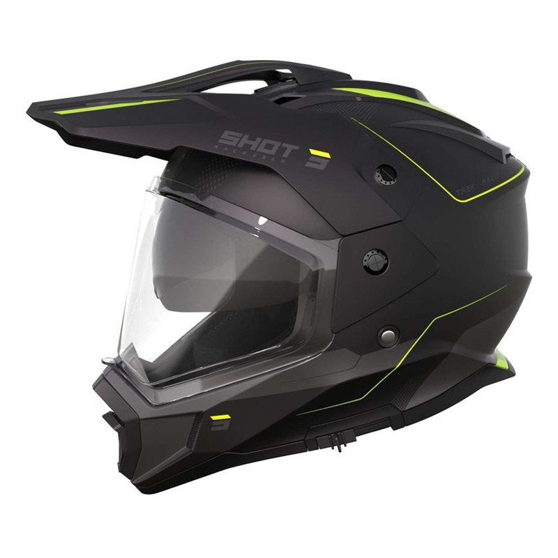 Casque Trail Adventure Shot Trek Max Vision Rally black/neon yellow ma