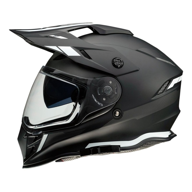 Casque trail intégral Z1R Range Uptake noir/blanc mat- XS