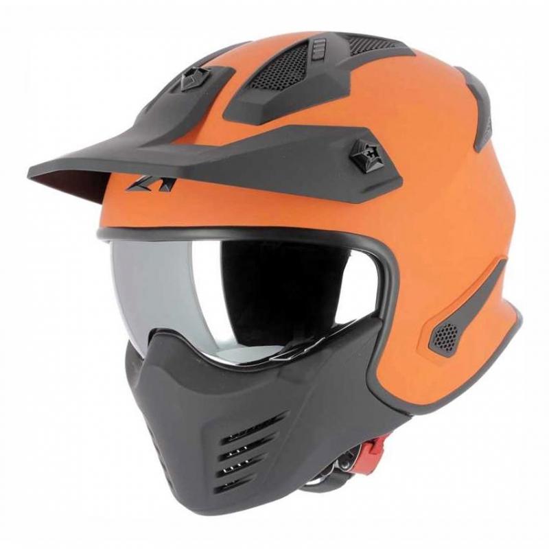 Casque transformable Astone Elektron orange mat- XS