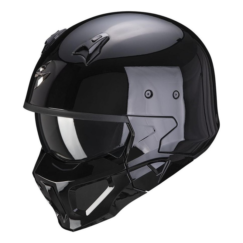 Casque transformable Scorpion Covert-X Solid noir- XS