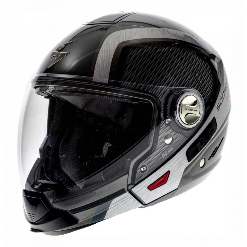 Casque transformable Scorpion EXO-300 AIR GRID Anthracite Métal Alu -