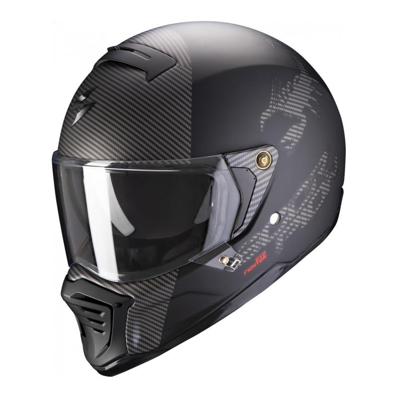 Casque intégral Scorpion Exo-HX1 Hostium noir/argent mat- XS