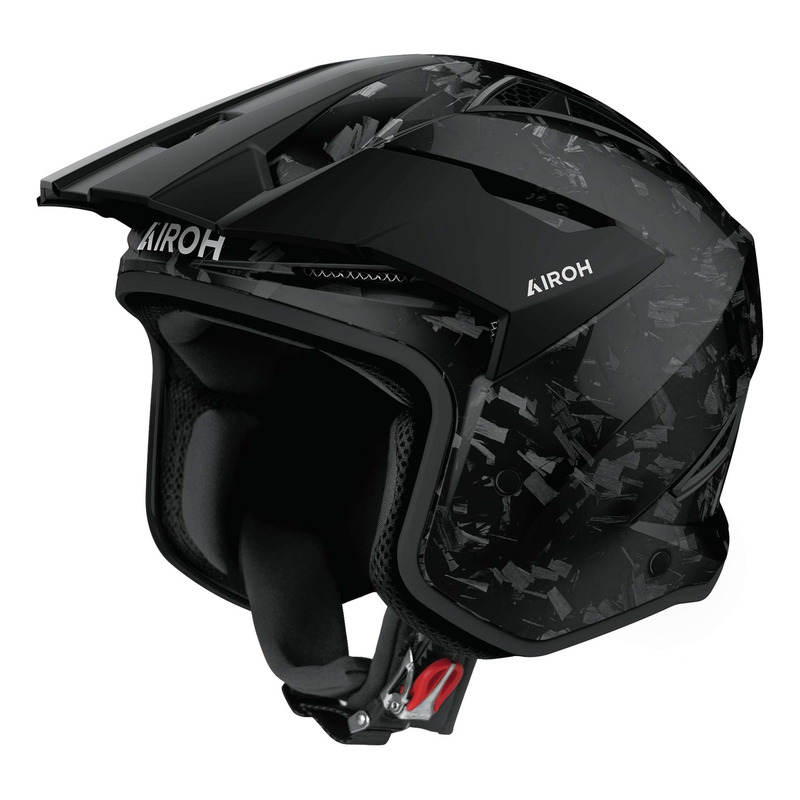 Casque trial Airoh TRR II Carbon gloss
