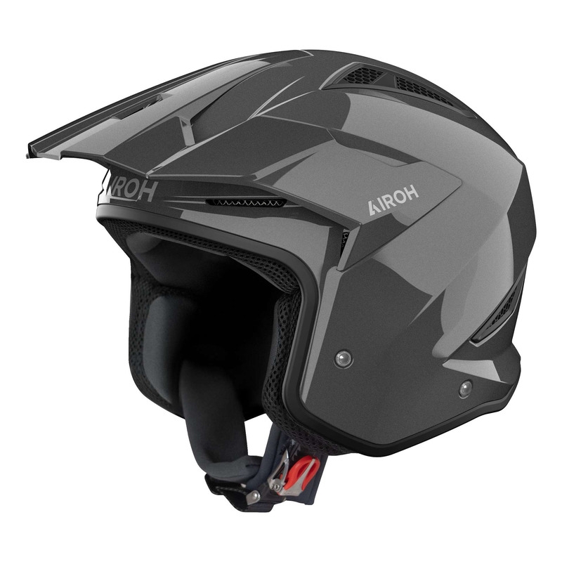 Casque trial Airoh TRR II Color dark grey gloss- XL