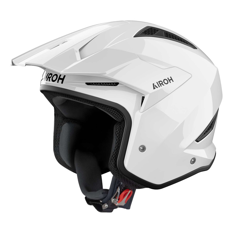 Casque trial Airoh TRR II Color white gloss- XS