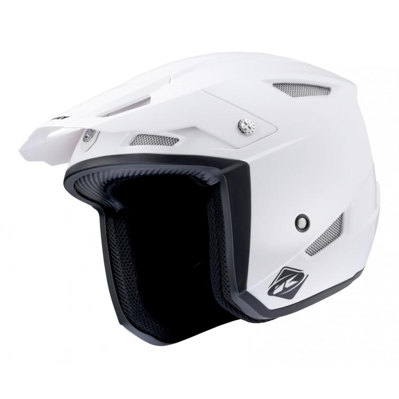 Casque trial Kenny Trial-up blanc